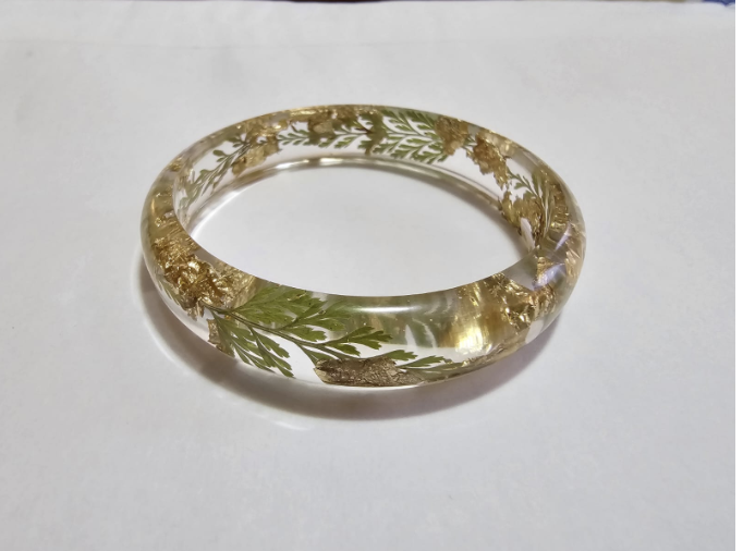 Christmas themed bangle (handle with care)